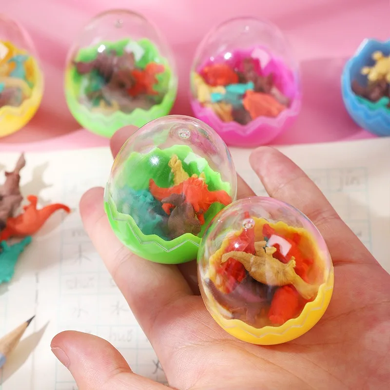 Резиновый Мини-ластик в коробке виде динозавра