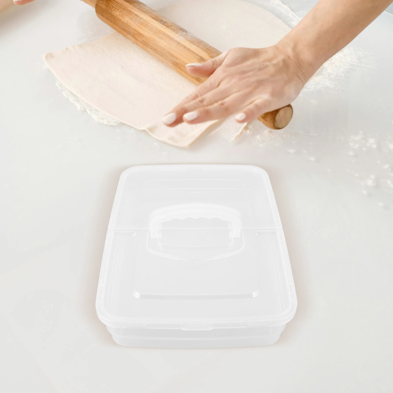 Лоток для теста пиццы контейнер расстойки коробки хлеба с крышкой контейнеры