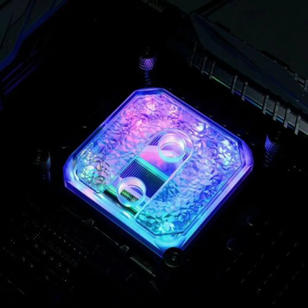 Блок водяного охлаждения ЦП 5 в RGB для Intel LGA1150 1151 1155 1156 1366 2011 |
