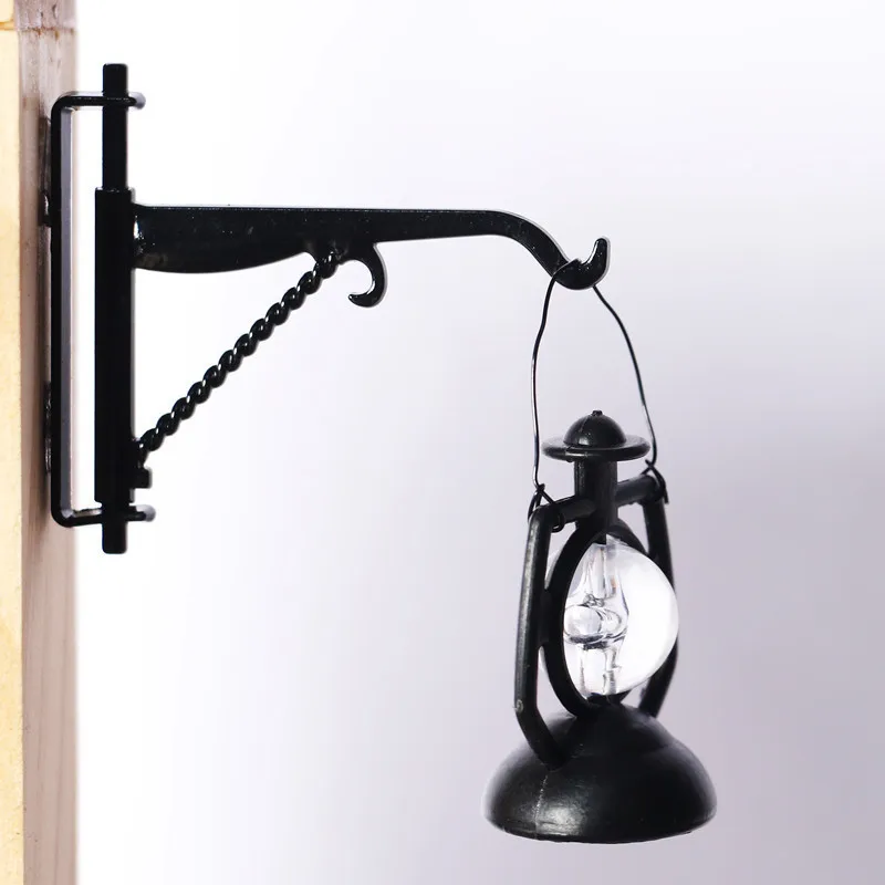 Миниатюрная Рождественская Ретро масляная лампа рандомное украшение