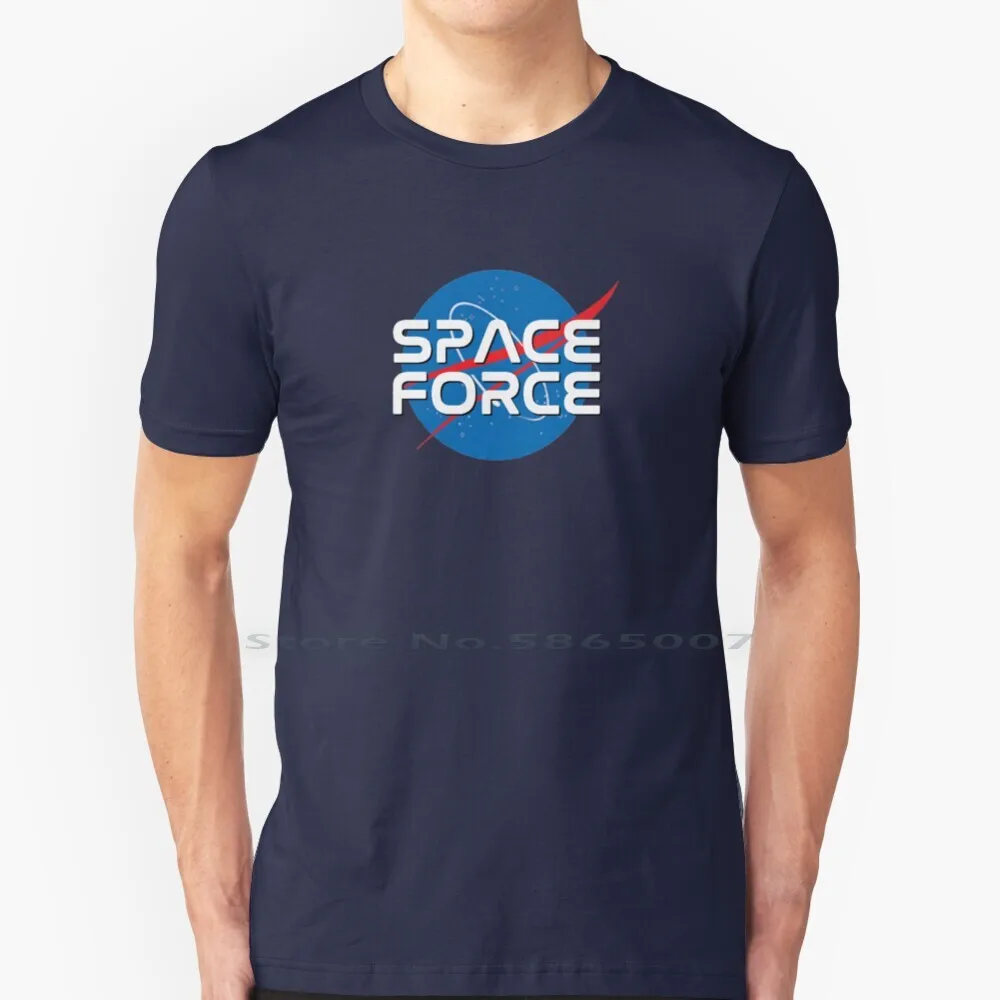 

The Force! To Hannity And Beyond!! T Shirt 100% Cotton Space Force Trump Space Force Logo Force Big Size 6xl Tee Gift Fashion