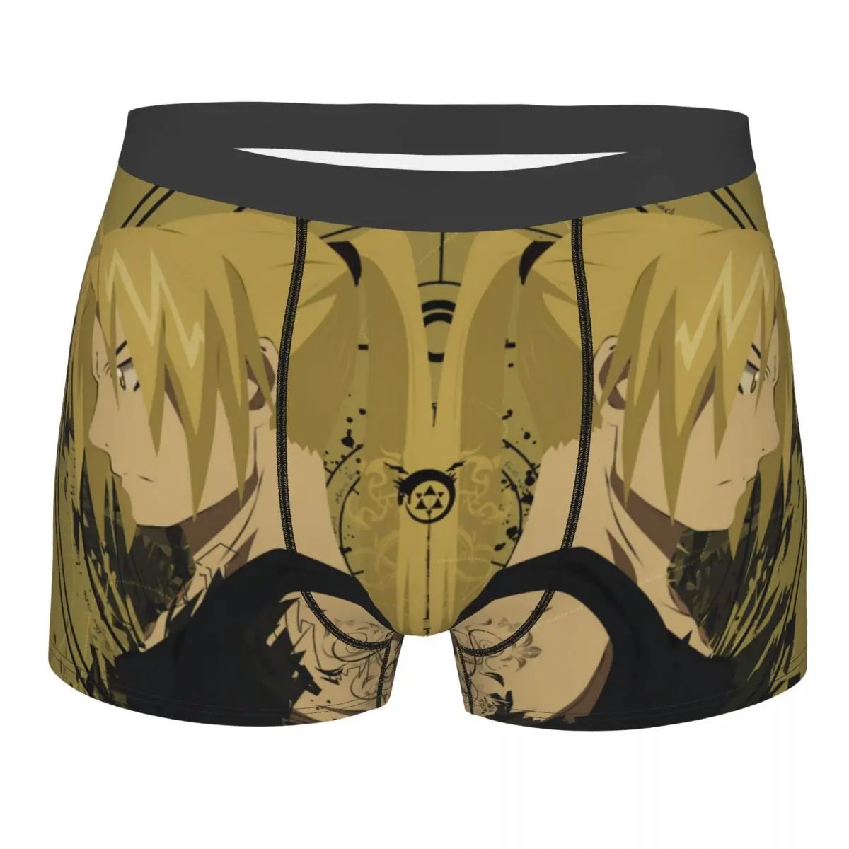 

Edward Elric Men Boxer Briefs Underpants Fullmetal Alchemist Winry Rockbell Fantasy Manga Highly Breathable Birthday Gifts