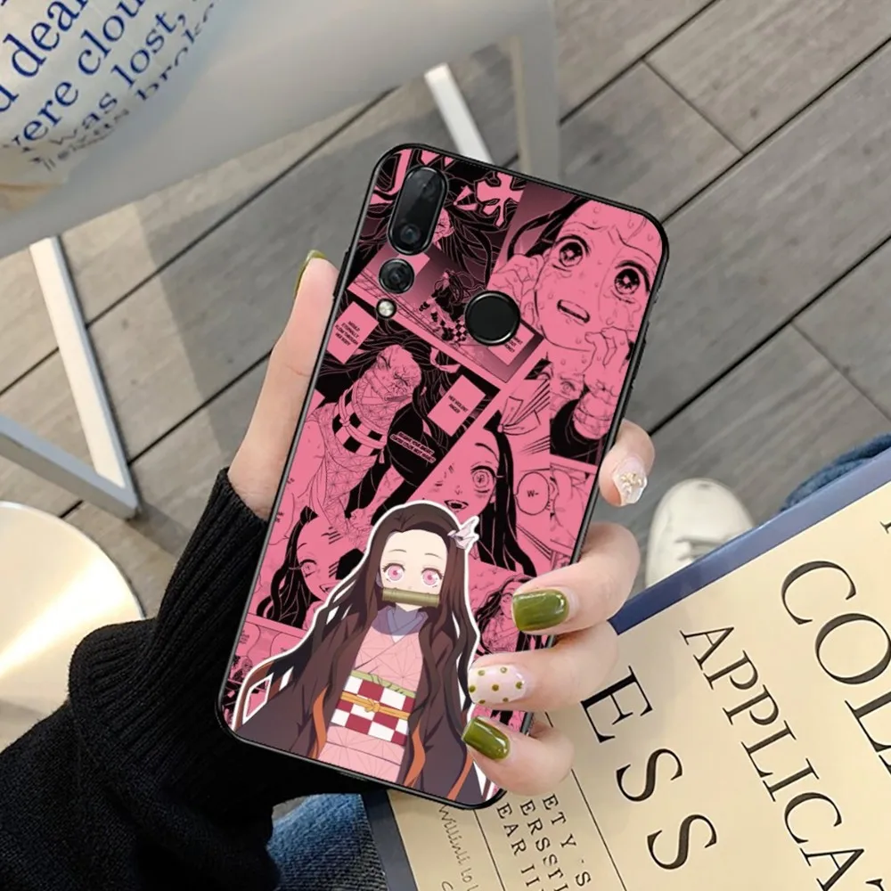 Cute N-Nezuko K-Kamado Phone Case For Huawei Y9 6 7 5 Prime Enjoy 7s 8 Plus 7a 9e 9plus 8E Lite Psmart Shell