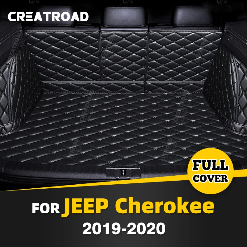 Автоматический коврик в багажник с полным покрытием для JEEP Cherokee 2019 2020 чехол