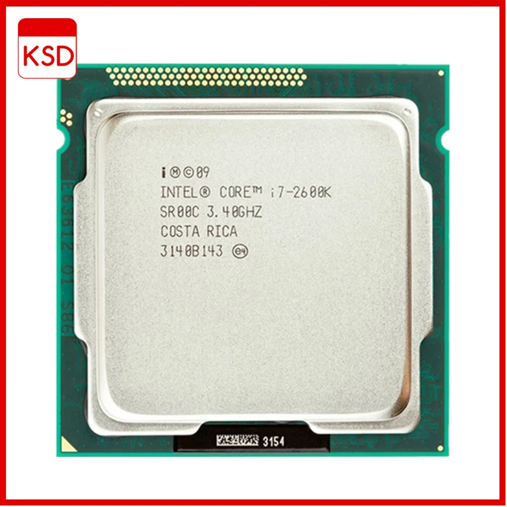 

Intel Core i7-2600K i7 2600K 3.4 GHz Quad-Core CPU Processor 8M 95W LGA 1155
