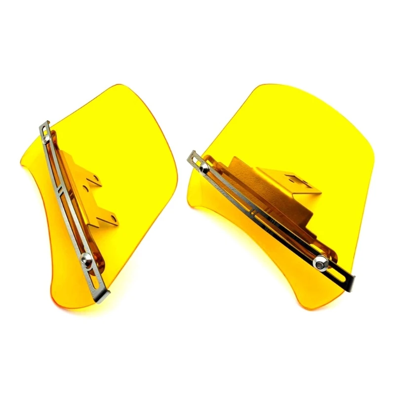 

090E Motorcycle Modified Windshield Windscreen Easy Installation Acrylic & Metal Made