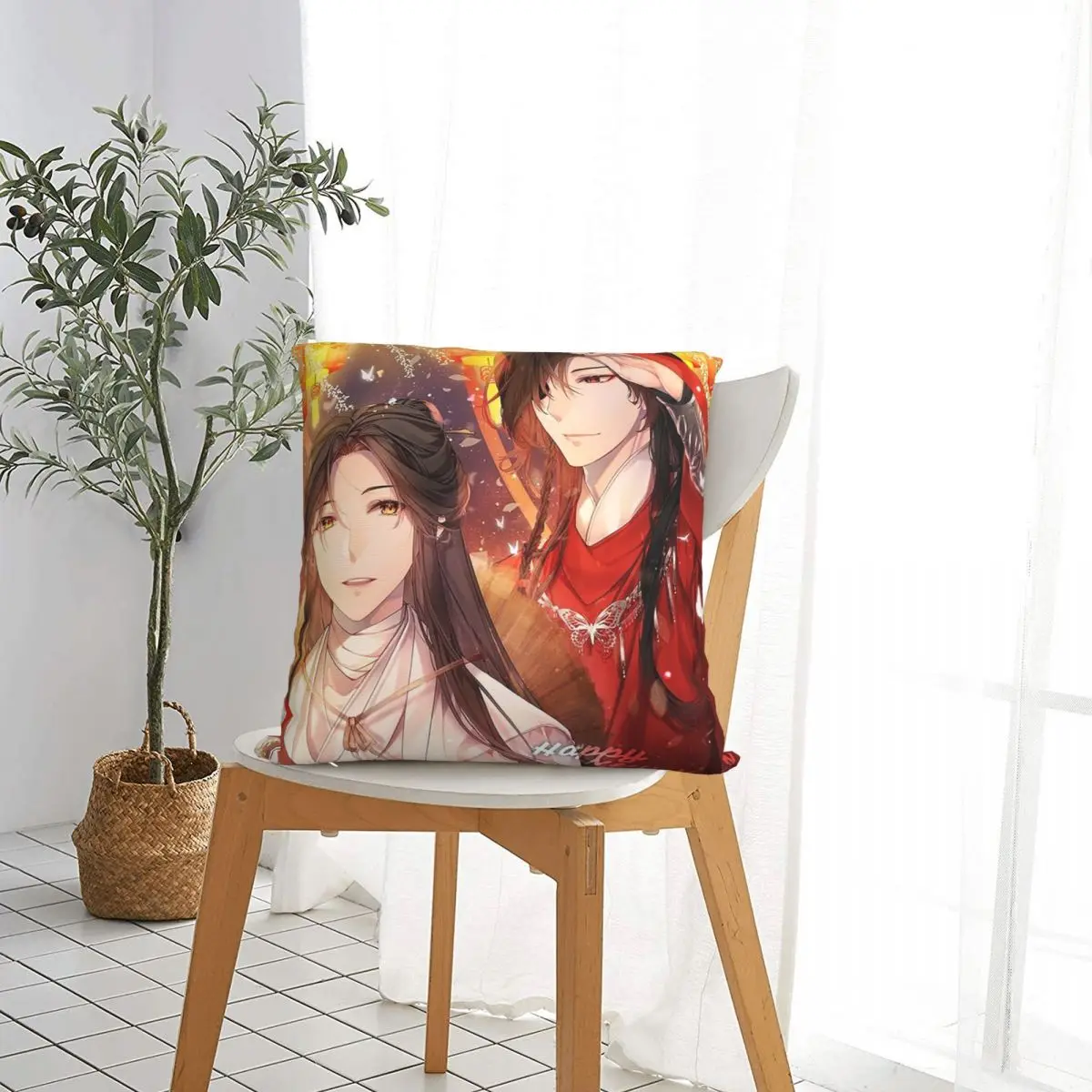 Xie Lian Hua Cheng Чехол-подушка для ЛГБТ аниме Yaoi | Дом и сад