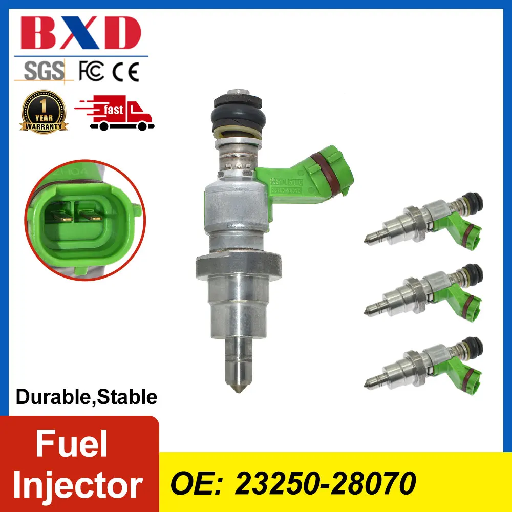 

1/4 шт. топливный инжектор 23250-28070 для TOYOTA 1AZ-FSE D4 2325028070