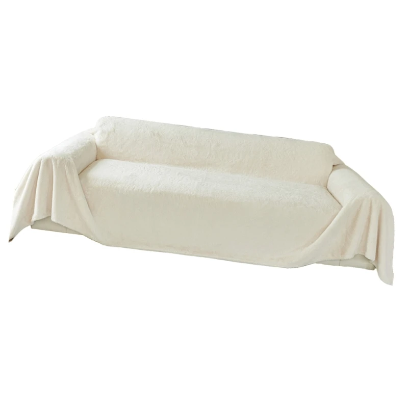 Прочный плюшевый чехол для дивана простая элегантность простота обслуживания