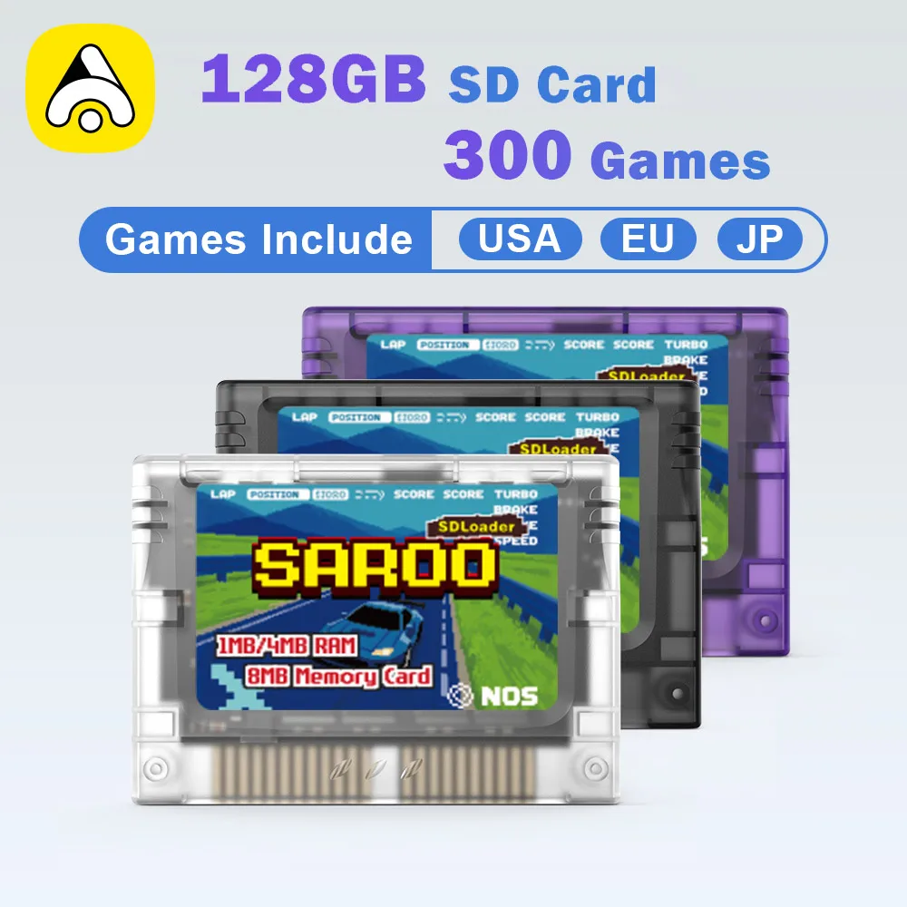 Фото Картридж SAROO HDLoader для SEGA Saturn SAROO Эмулятор оптического привода 1 МБ/4 МБ ОЗУ Тележка 8 МБ виртуальной карты памяти №1