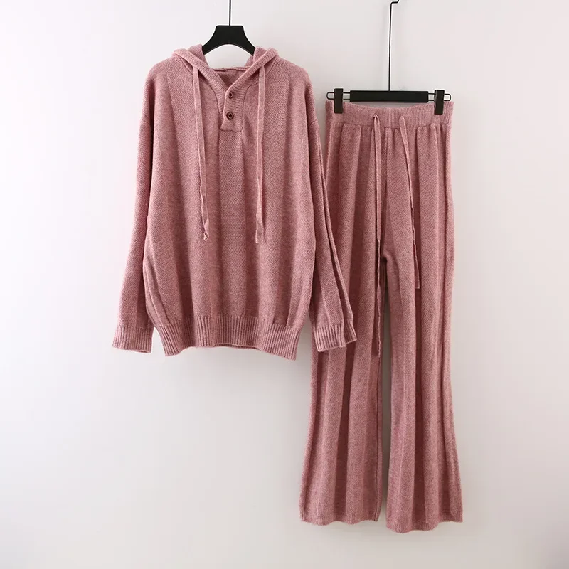 SuperAen осень и зима 2024 новый женский повседневный свободный вязаный пуловер с