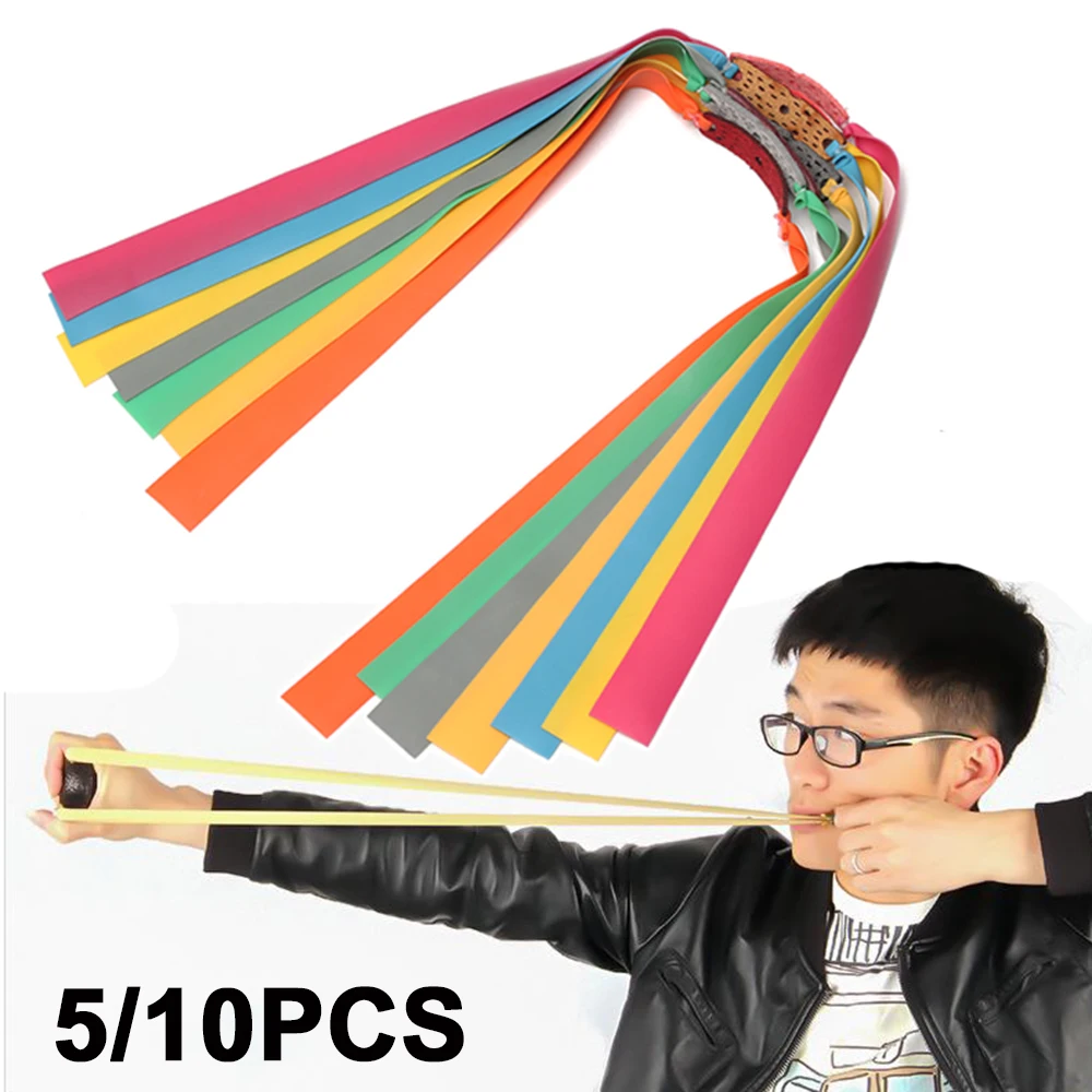 

Thickness 0.45~0.80 Hunting Natural Rubber Replacement Accessory Catapult Latex Tape Flat Elastic Band For Slingshot