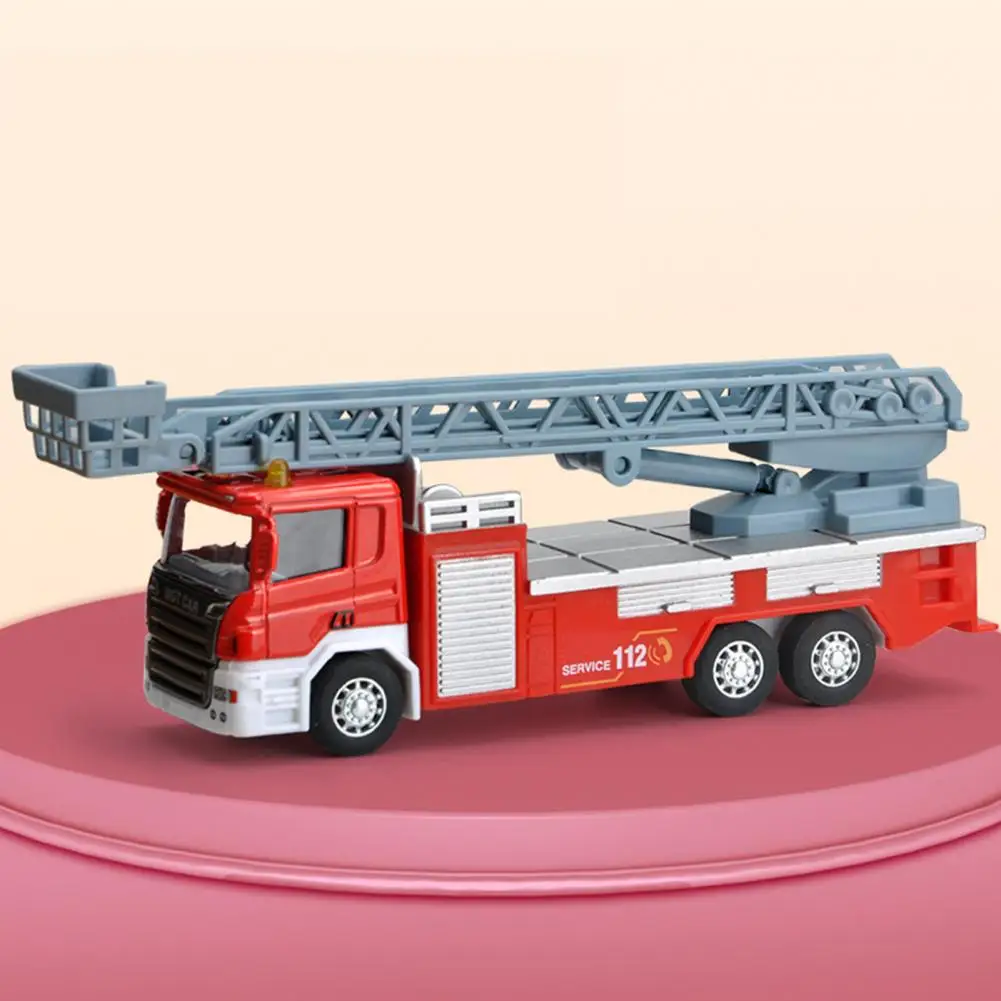 Модная Игрушечная машина пожарная обучающая модель автомобиля игрушка мини