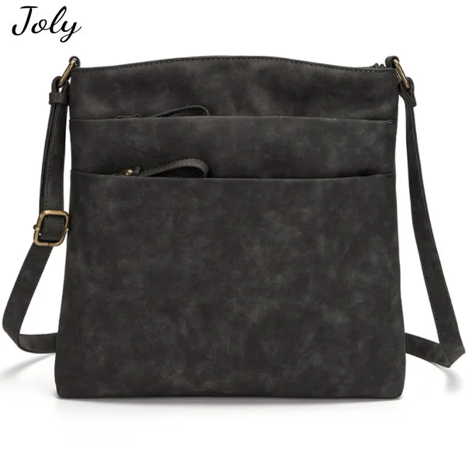 

Сумка через плечо женская, из искусственной кожи, с несколькими карманами