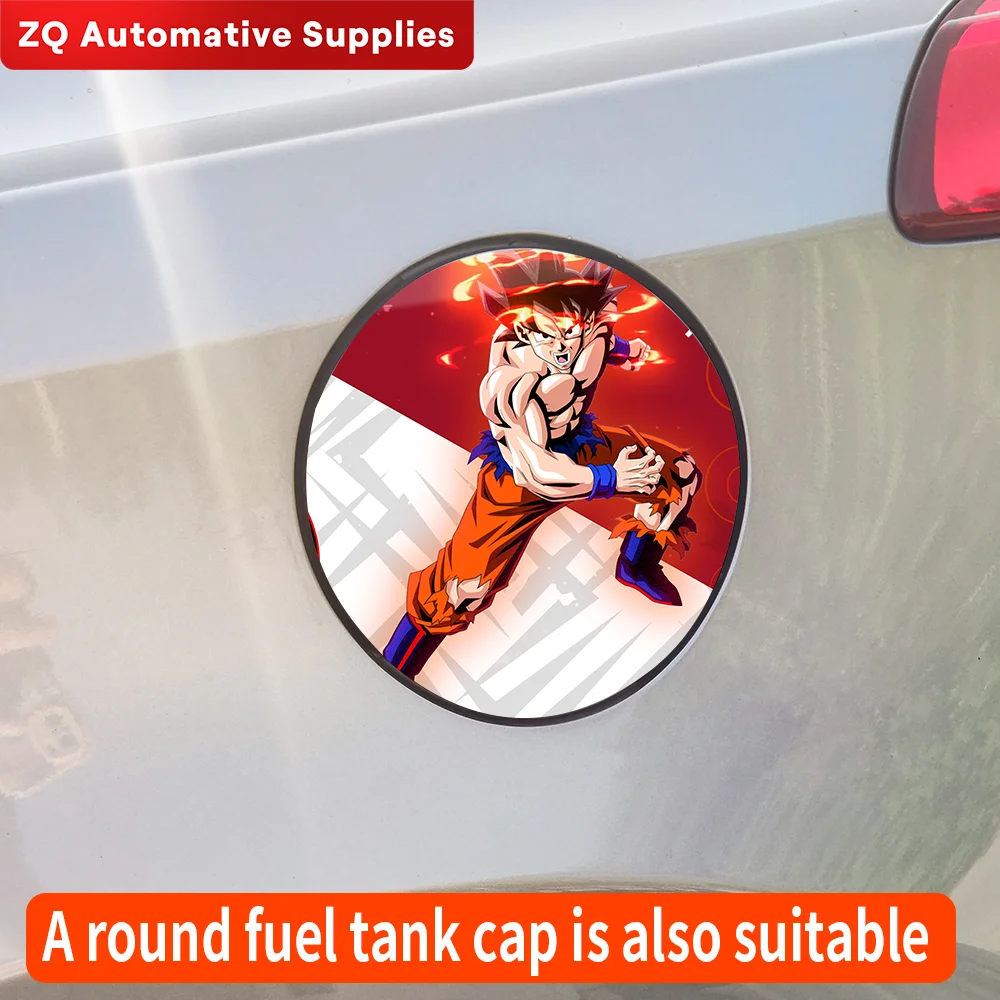 Автомобильные водостойкие солнцезащитные наклейки с рисунком Аниме Сон Гоку
