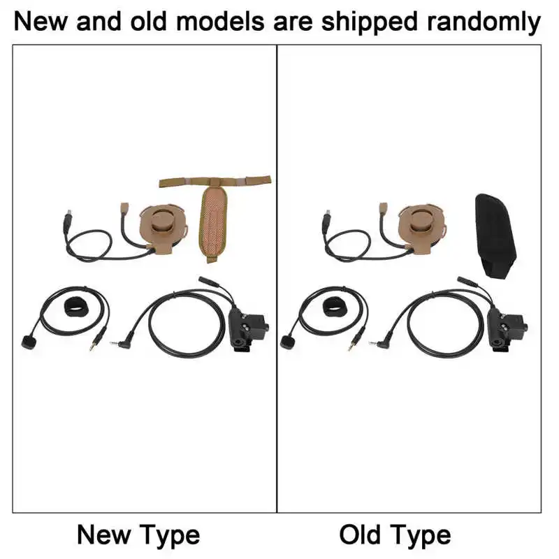 HD01 Military Headset Unilateral Military Noise Reduction Earpiece with U94 and Finger Microphone for Yaese VX-3R HOT