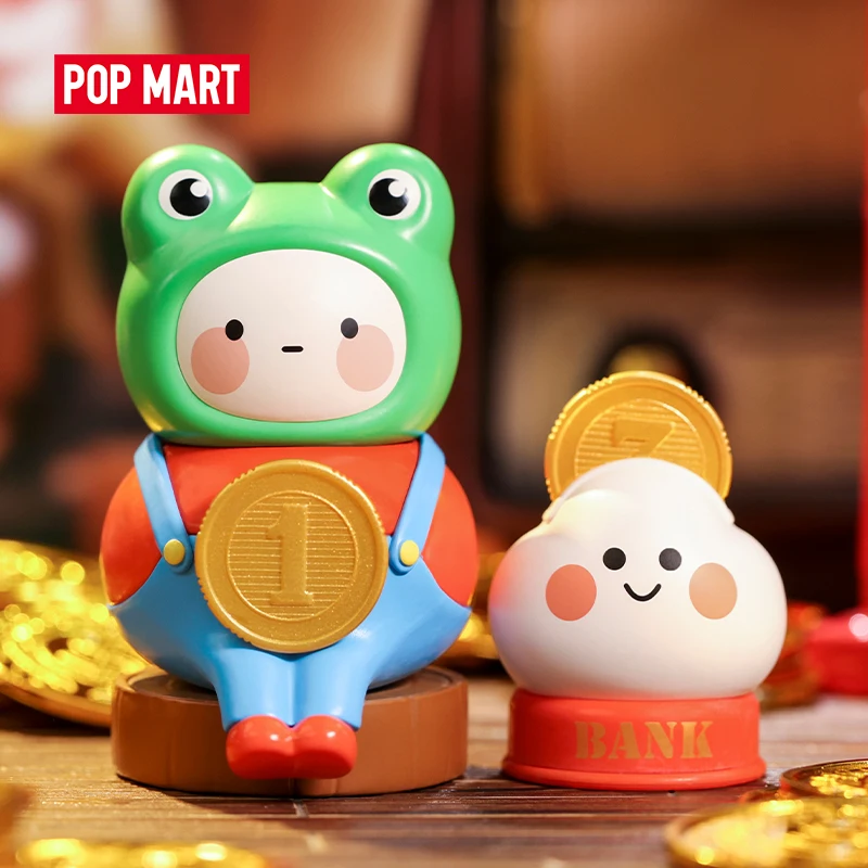

Teresia POP MART BOBO COCO BOBO & COCO винтажная серия ZAKKA глухая коробка Popmart фигурка Kawaii милая кукла подарок детская игрушка