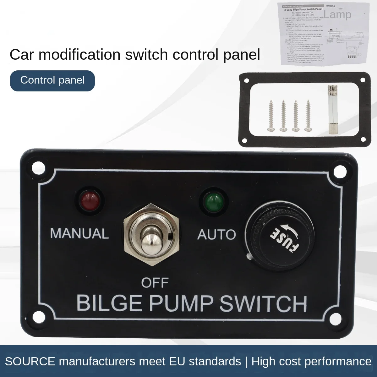 

Improve Switch Control on Your Vehicle and Boat with this 12V5A Rocker Switch Panel with Protection and 1 Group Rocker Switches