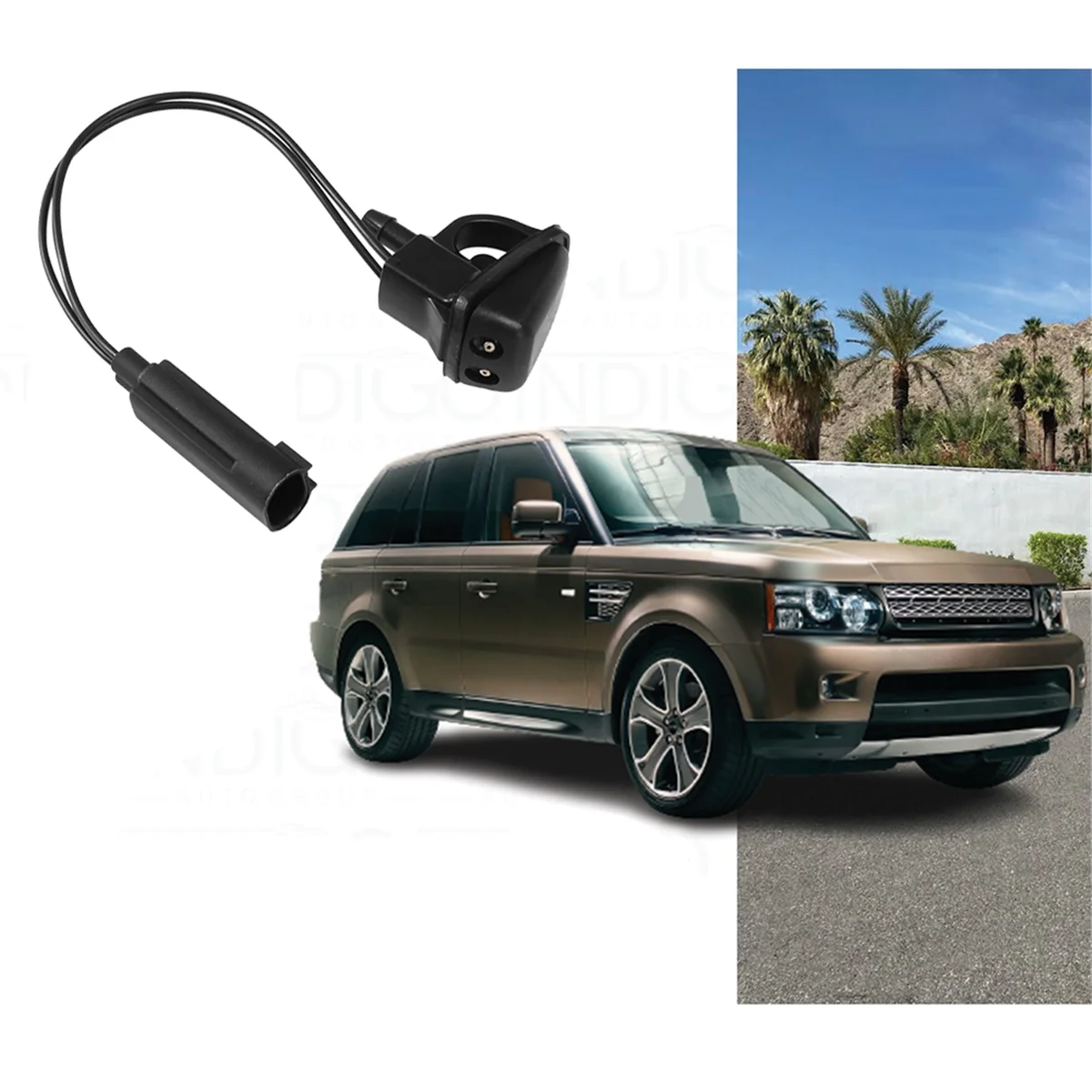 1 шт. насадка омывателя переднего стекла с подогревом LR 018834 048615 Для Land Rover LR3/4 L319 Range