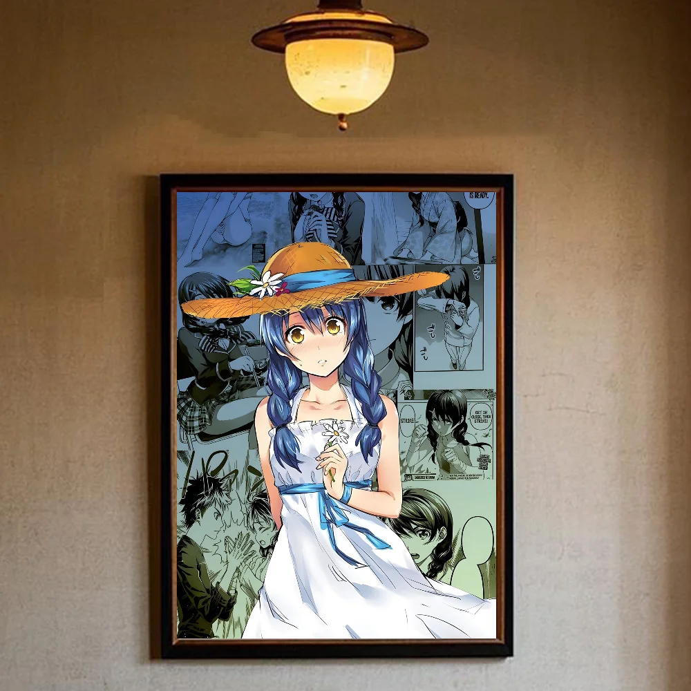 Аниме Еда Войны! Плакат Shokugeki No Soma HD Art Sticky Wall водонепроницаемый для дома гостиной