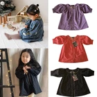 Женские Платья с цветочным принтом BD, брендовая детская одежда, весеннее платье принцессы, детвечерние праздничное бальное платье, наряд