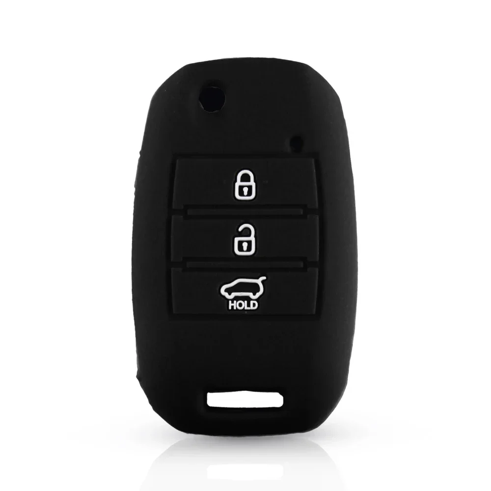 

Силиконовый чехол KEYYOU для автомобильного ключа с 3 кнопками, чехол для KIA Sid Rio Soul Sportage Ceed Sorento Cerato K2 K3 K4 K5