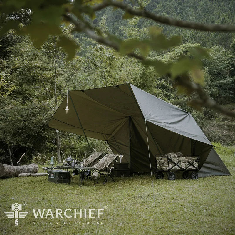 Туристическая палатка Chief 210T с серебристым навесом 19 висячих точек