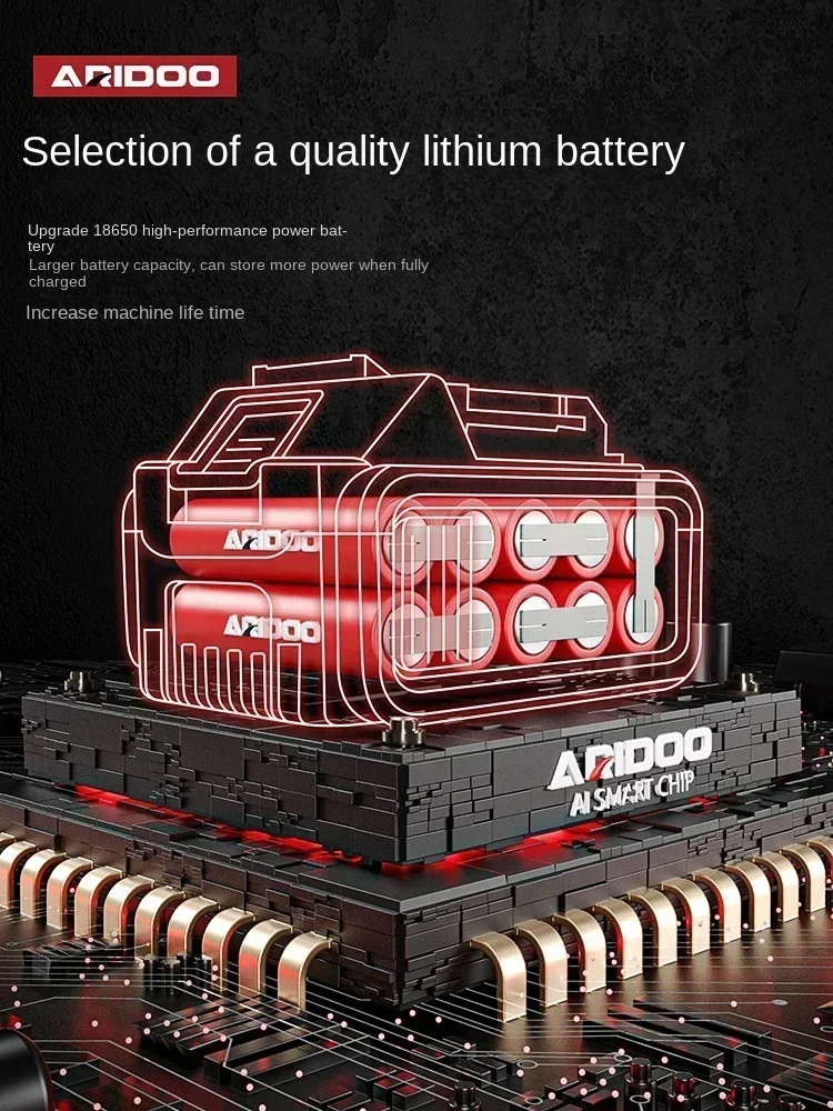 Outdoor Cordless Electric Saw with Brushless Motor Lightweight Handy Small Handheld Chainsaw for Cutting and Chopping Trees