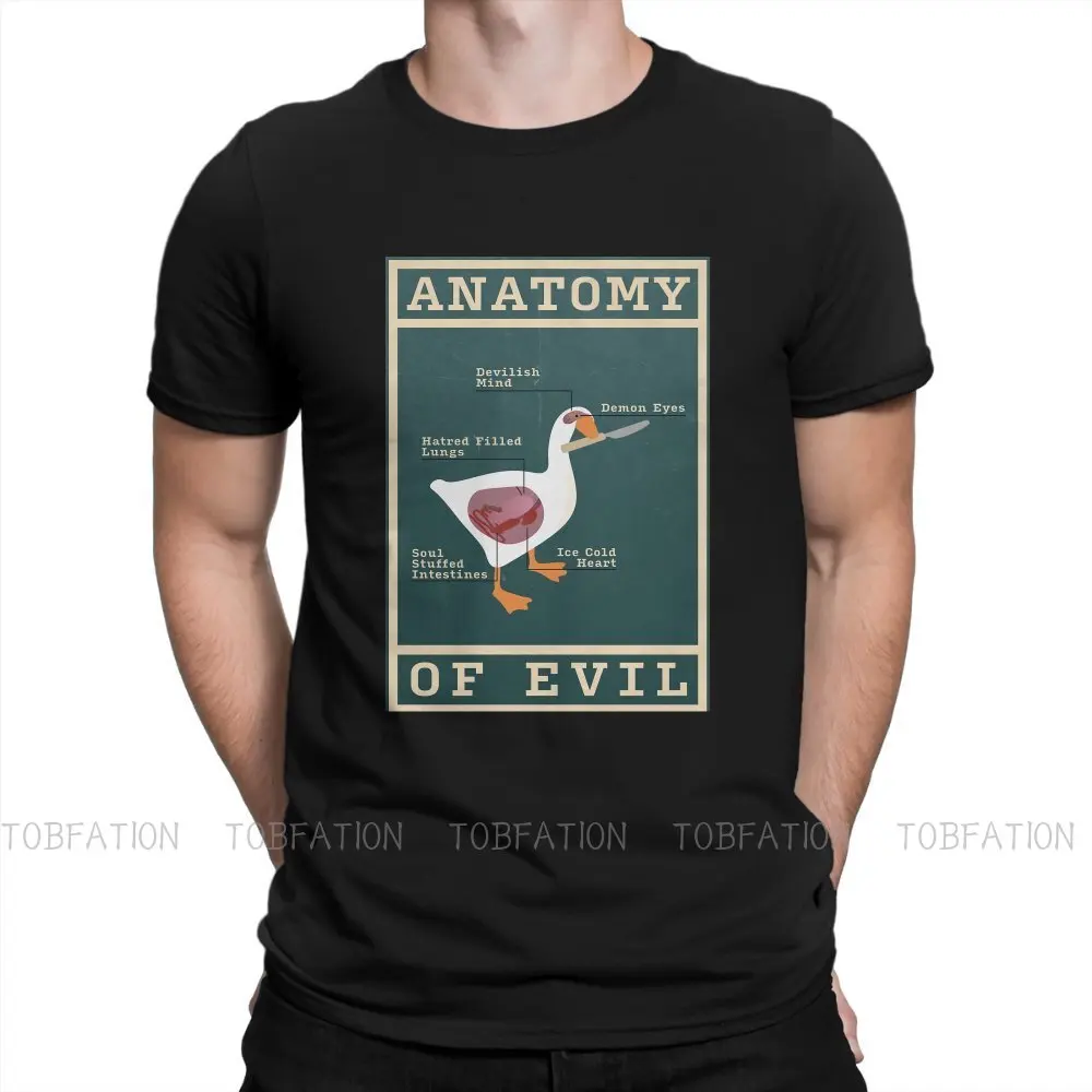 

Anatomy Of Evil Style TShirt Untitled Goose Game Comfortable Creative Graphic T Shirt Stuff Hot Sale