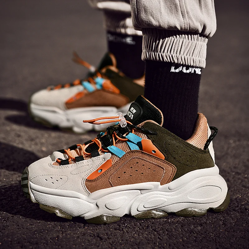 

Новинка 2023, мужские кроссовки на массивной подошве, мужская повседневная обувь, модная мужская спортивная обувь, теннисная обувь на толстой подошве