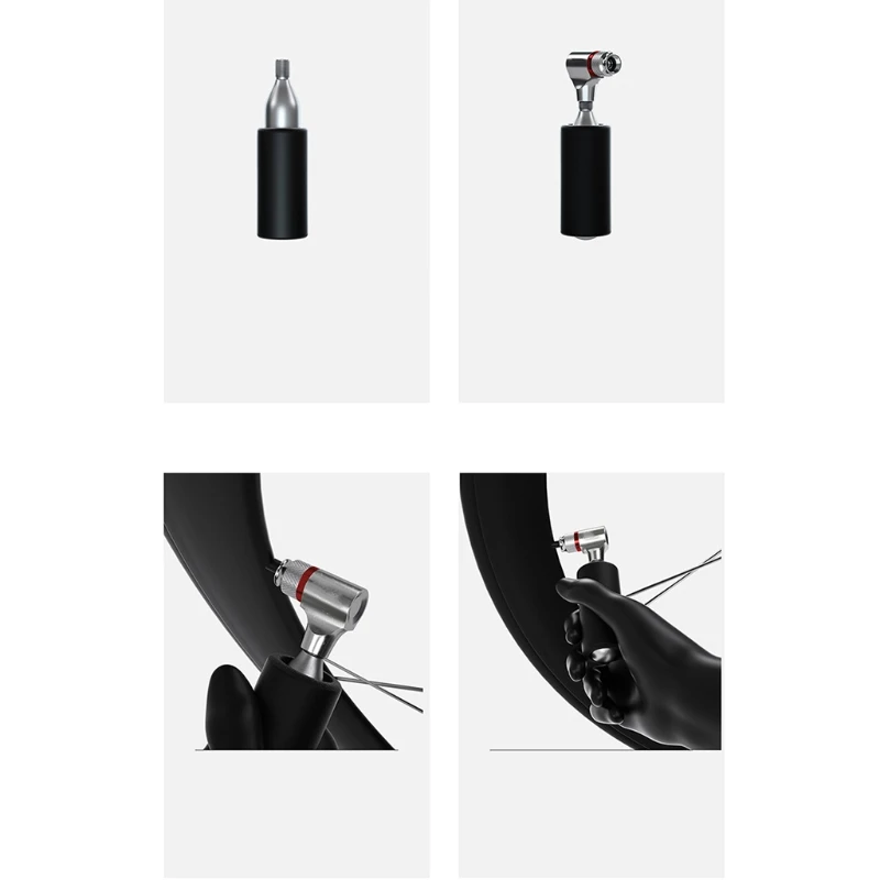 Рот СО2 велосипеда универсального алюминиевого сплава раздувной для покрышек