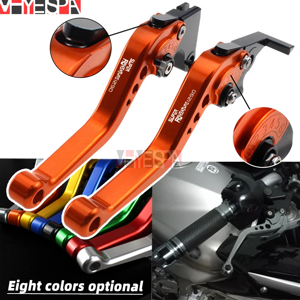 

Мотоциклетные рычаги с регулируемыми ручками, короткие рычаги тормоза и сцепления для Super Adventure 1290, 2015, 2016, 2017, 2018