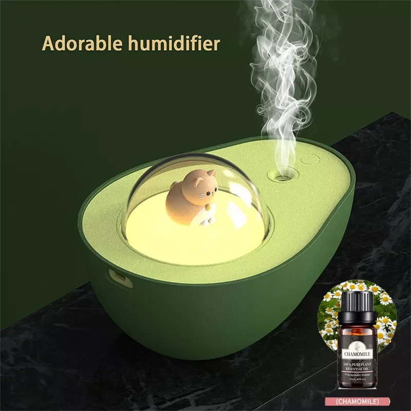 Home Humidifier Essenti Oil Perfum Fragrance Diffuser With Night Light Car Air Freshener Water Evaporator Aromatherapy Diffuser