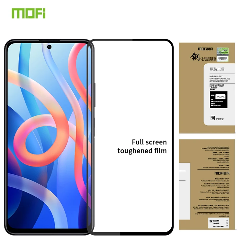 

Mofi Explosion Proof Tempered Glass For Xiaomi Redmi Note 12 Pro Plus 5G Note 12S 12C Screen Protector Protective Glass Film