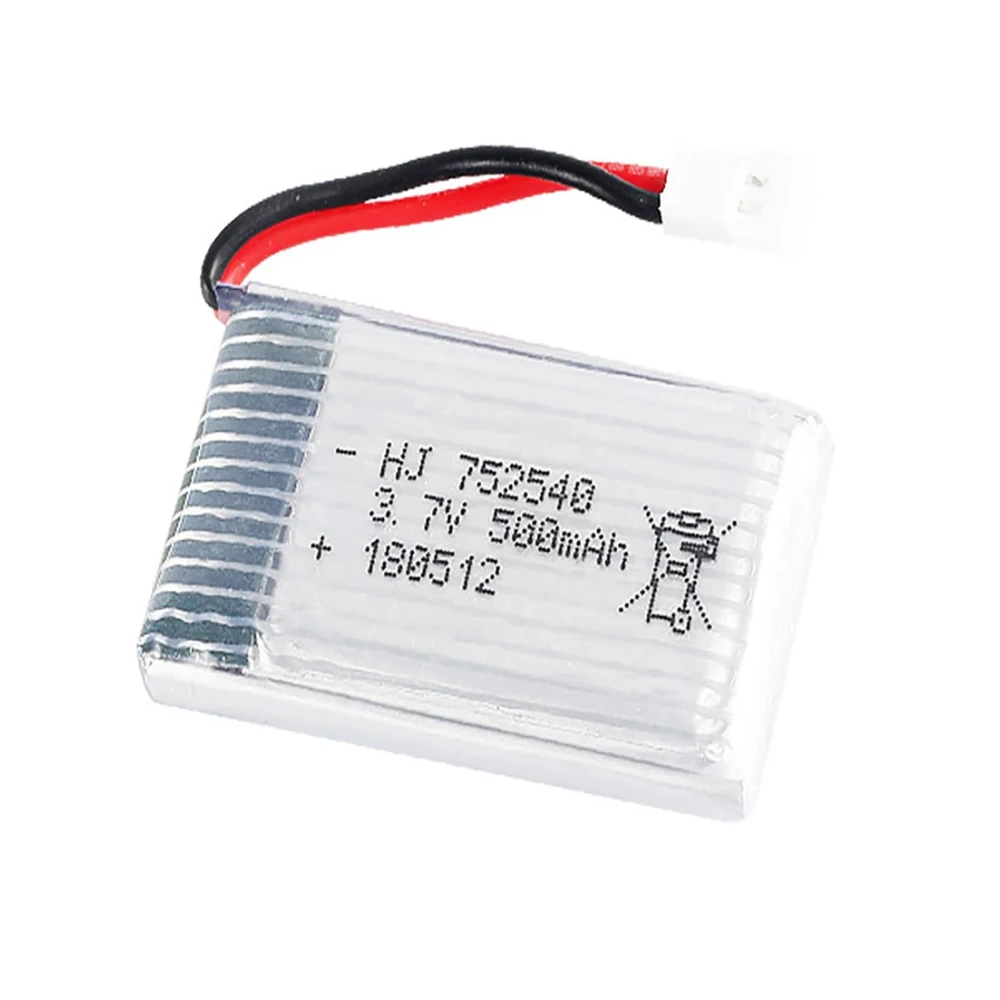 Литий-полимерный аккумулятор H31 3.7V 500mAh для дрона
