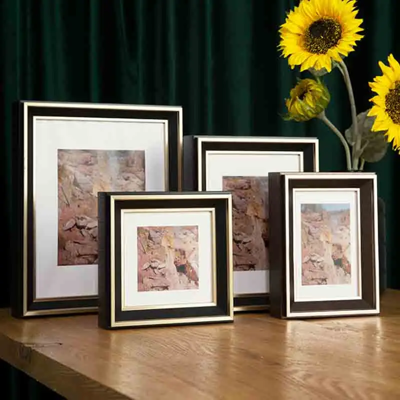 

Stand Holder Photo Frame Modern Children Personalized Antique Picture Frames Nordic Painting Quadro Pequeno Room Decorations