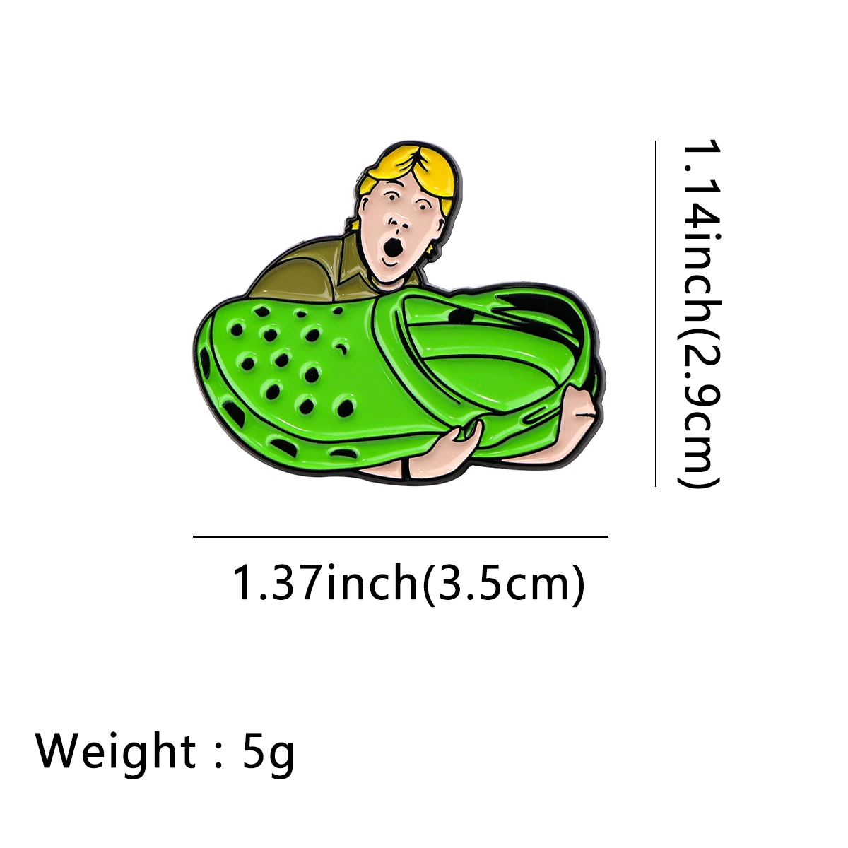 Изумительная эмалированная брошь в виде мультяшной обуви для мужчин женские