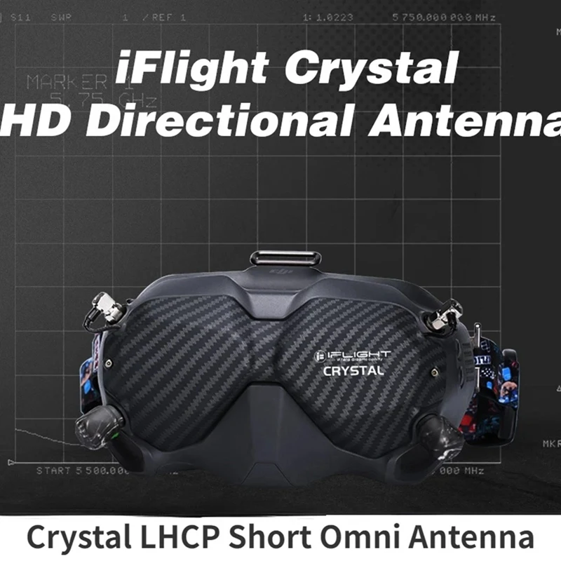 Iflight Crystal HD патч 5 8 ггц направленная антенна Защитный Чехол для очков DJI FPV