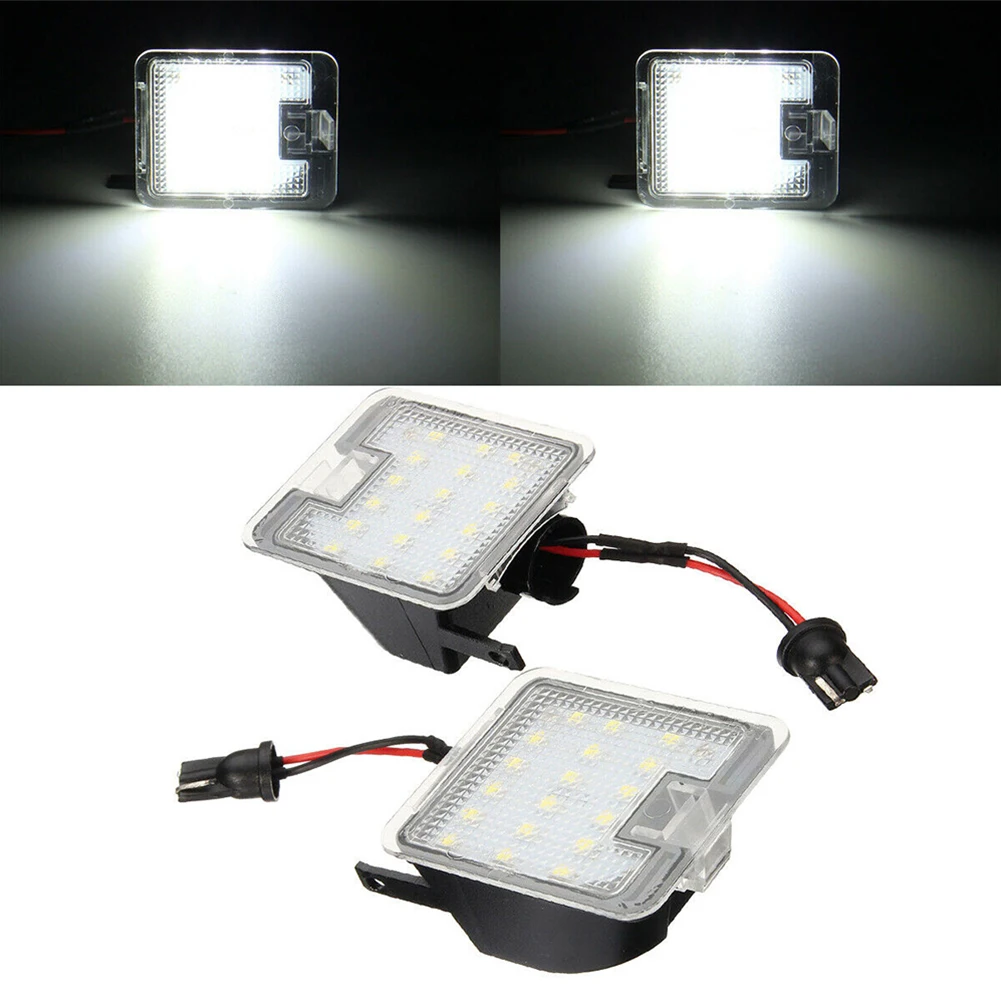

2x Car Pathway Lights LED Puddle Lamps //Under //Rear View //Side Mirror// For Mondeo// MK4 Focus Kuga Dopo Escape C-Max