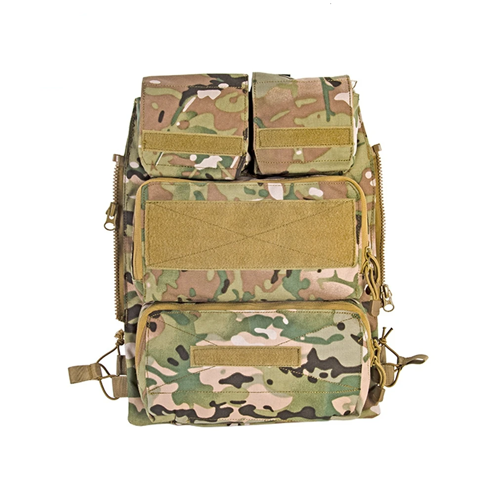 

Tactical Zip-on Panel Zipper-on Pouch Hunting Bag Airsoft Molle Plate Carrier For AVS JPC 2.0 CPC Emerson Vest EM7400