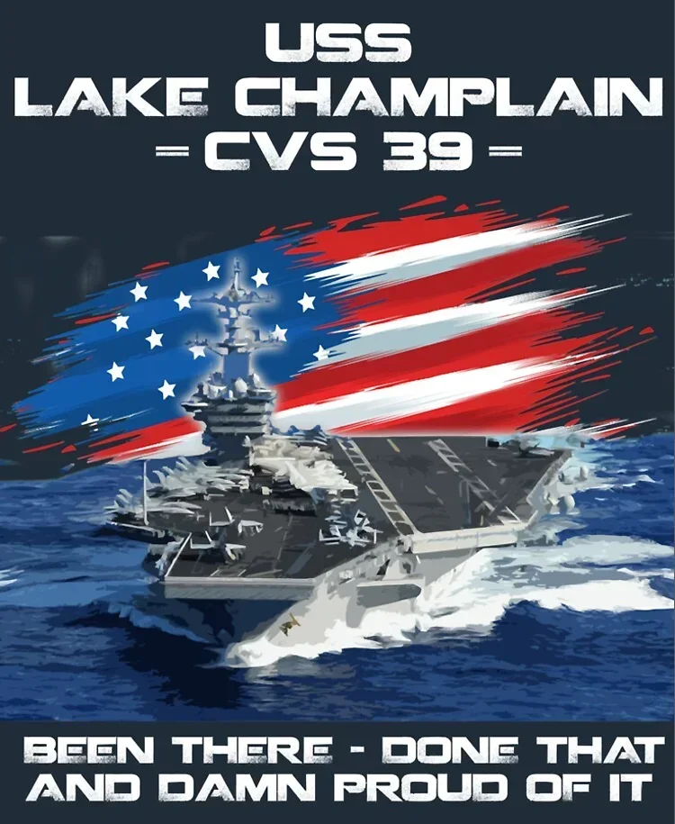 Рождественская футболка USS Lake Champlain CVS-39 Aircraft Carrier, летняя повседневная мужская футболка из 100% хлопка с круглым вырезом и коротким рукавом (art.: 3920ce3cdbff7) - 3920ce3cdbff7