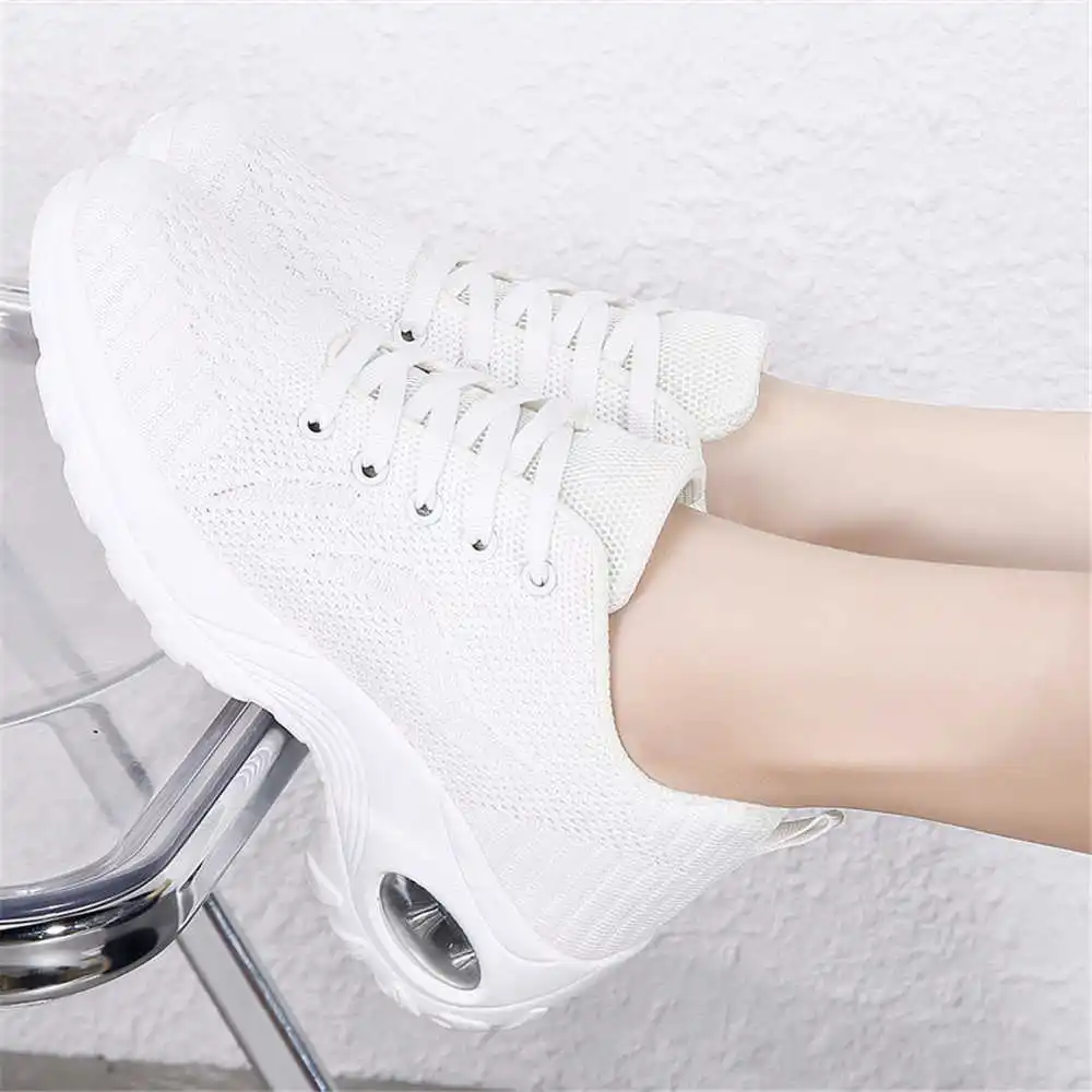 

thick heel anti slip Women shoes brand Running ladies runners sneakers ladies size 42 sports from famous brands high-end YDX1