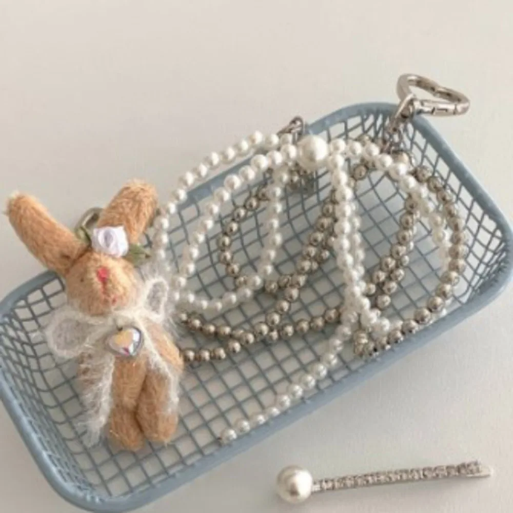 Новый милый брелок для ключей украшение в форме банта бисероплетение автомобиля