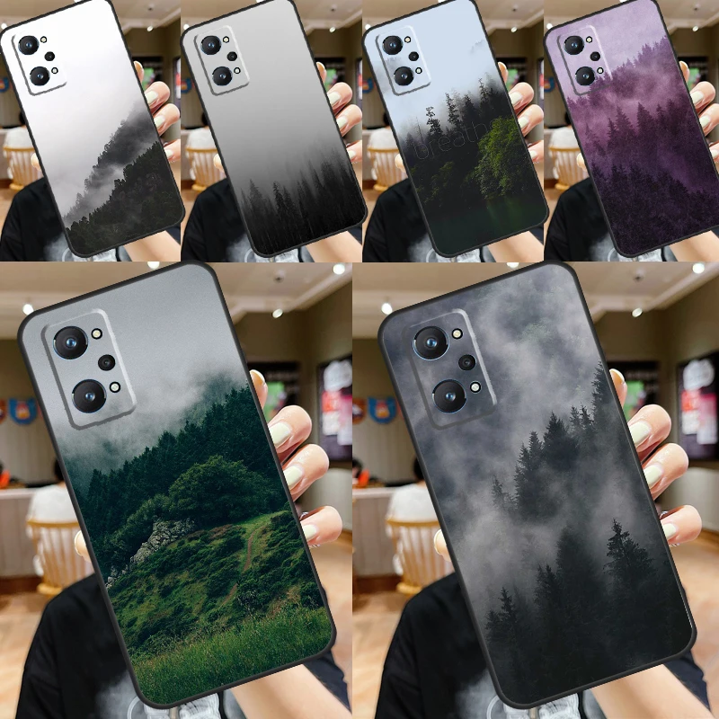 Рисунок с лесным облаком для Realme 12 Pro Plus 11 10 9 C67 C55 C53 C51 C31 C35 C33 C30 C21Y C25s GT5 GT Neo 6
