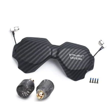 

New Crystal HD Patch Protective Shell with 5.8G 9dBi LHCP High Gain Directional Antenna for Digital FPV Goggles