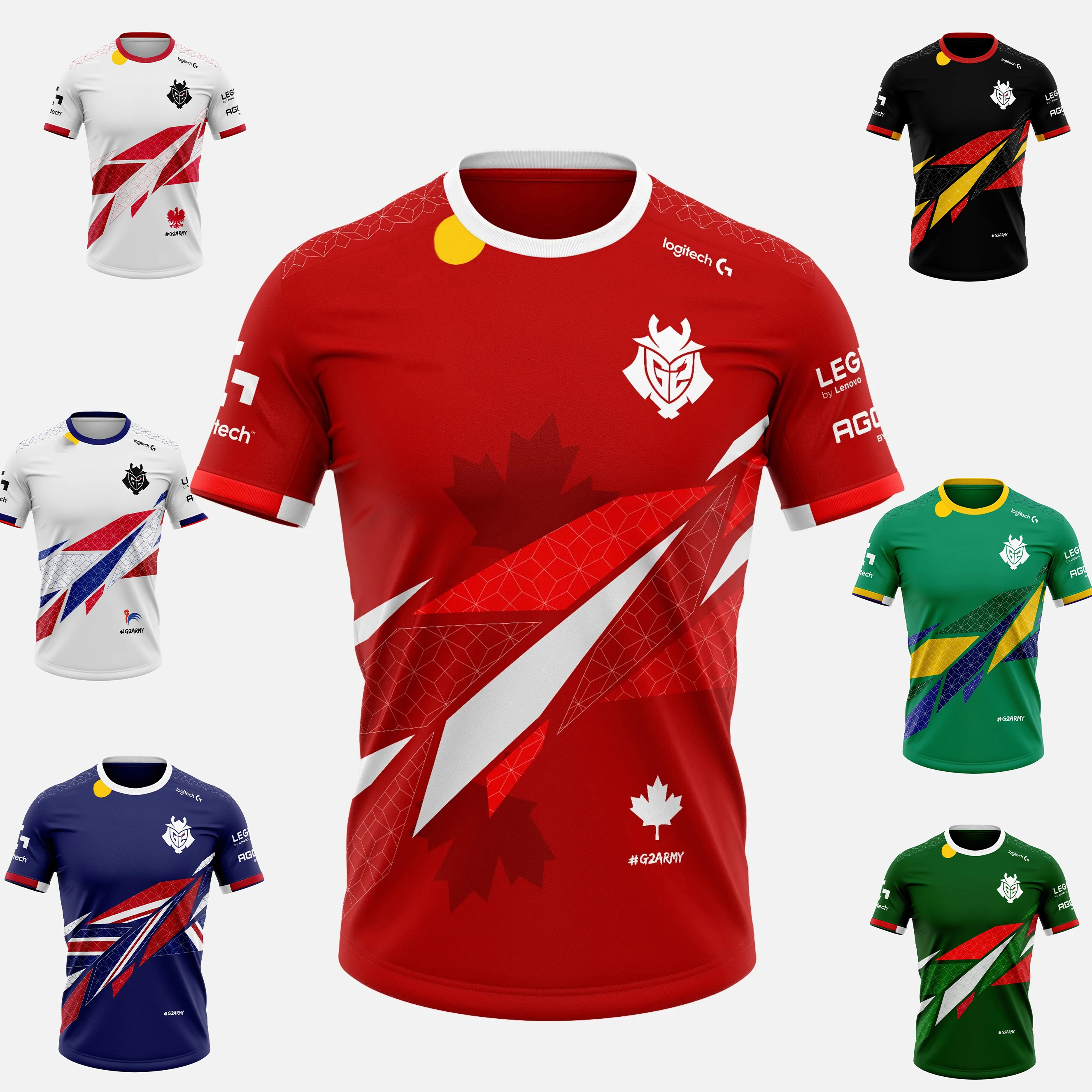 

Spain G2 Team Jersey E-sports Shirt League of Legends G2 Game E-sports Team Uniform May 2023 National Team High Quality Clothing