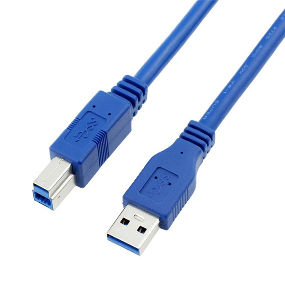 

USB 3.0 A Male AM to USB 3.0 Type B Male BM USB3.0 Cable 0.3m 0.6m 1m 1.5m 1.8m 3m 5m 1ft 2ft 3ft 5ft 6ft 10ft 30cm 1 3 5 meter
