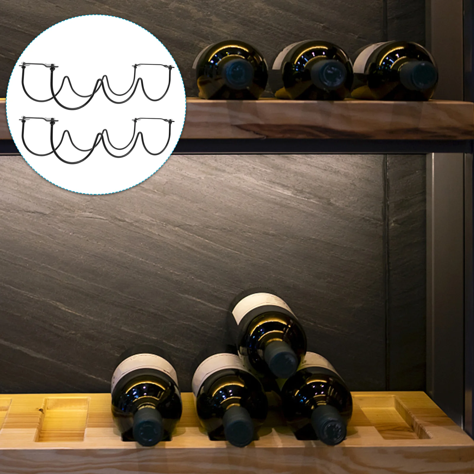 2 шт. стойка открывалка для бутылок настенный держатель дисплея подвесная полка