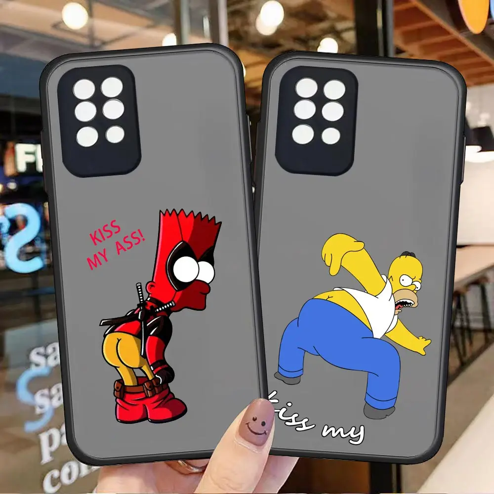 

Funny Hot Simpsons Boy Anime Cartoon Matte Case For Tecno Hot 12i 12 11s 11 10s 10i 10 9 8 Play Snfc Smart 6 5 4 HD S5 Cover