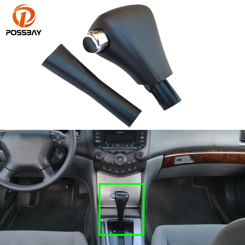 

Car Gear Shift Lever Shifter Knob Handle Leather for Honda Accord 4 Door 2003 2004 2005 54131-SDA-A51 Accessories Interior Parts